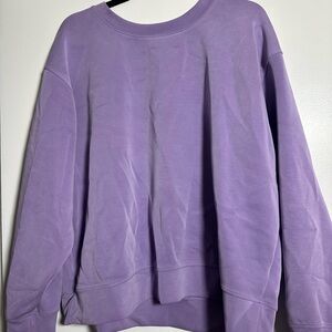 Purple Soft Crewneck Sweatshirt